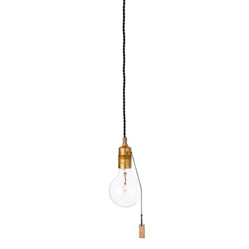 Not Yet Made - Made To Order Brass and Glass 3404-6 Single Ceiling Lamp with Glass by Konsthantverk For Sale - Image 5 of 6