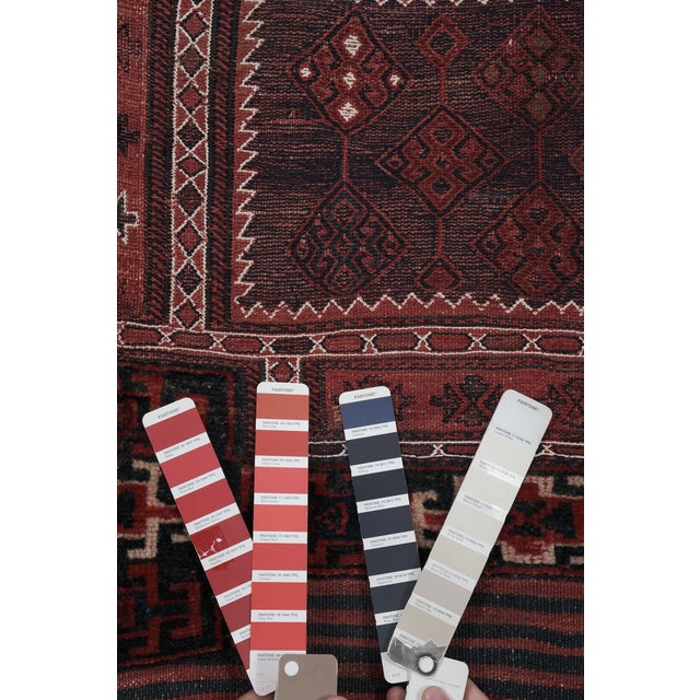 Tribal Abstract Anatolian Rug 3'1'' X 7'7'' For Sale - Image 11 of 11