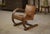 Brown Armchair by Adrien Audoux and Frida Minet for Vibo Vesoul, 1950s For Sale - Image 8 of 15