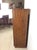 Brown Vintage Campaign Style Armoire With Five Drawers For Sale - Image 8 of 17