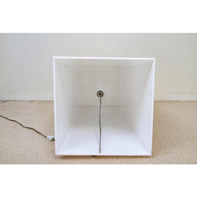 Transitional Vintage Illuminated Display Pedestal For Sale - Image 3 of 6