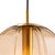 1970s Vintage Pendant Lamp in Smoked Glass and Brass from Peill & Putzler, Germany, 1970s For Sale - Image 5 of 9