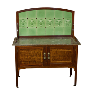 Edwardian Mahogany Washstand, 1890s