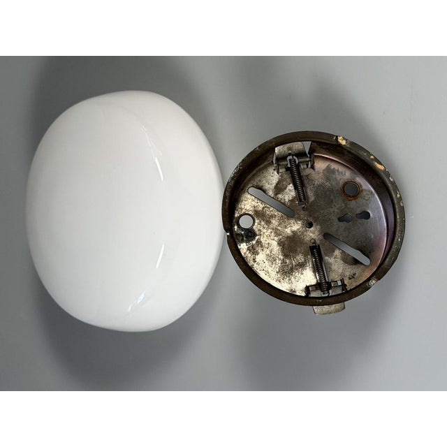Mid-Century Ceiling Light in Frosted Glass from RZB, 1960s For Sale - Image 13 of 15