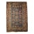 Antique Caucasian Shirvan Area Rug, Handwoven Wool, Allover Geometric Pattern, 1890s, 4' x 6' For Sale