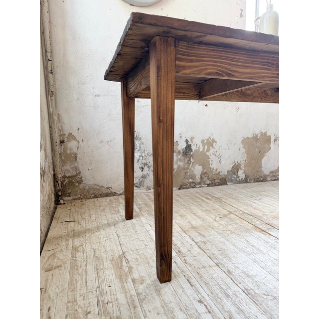 Pine Farmhouse Table, 1950 For Sale - Image 18 of 18