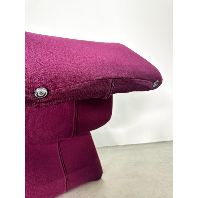 Vintage 1970s Attributed to Jan Ekselius Etcetera Chair & Ottoman MCM Retro For Sale - Image 11 of 12