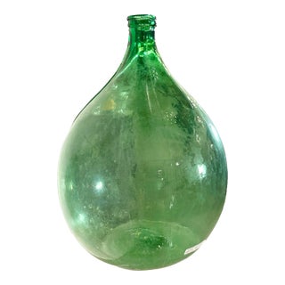 Vintage French Dame Jeanne Demijohn Wine Bottle For Sale