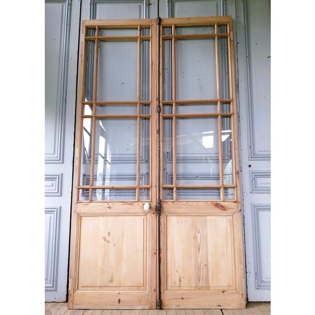 Double-Leaf Glass Doors, Set of 2 For Sale - Image 5 of 16