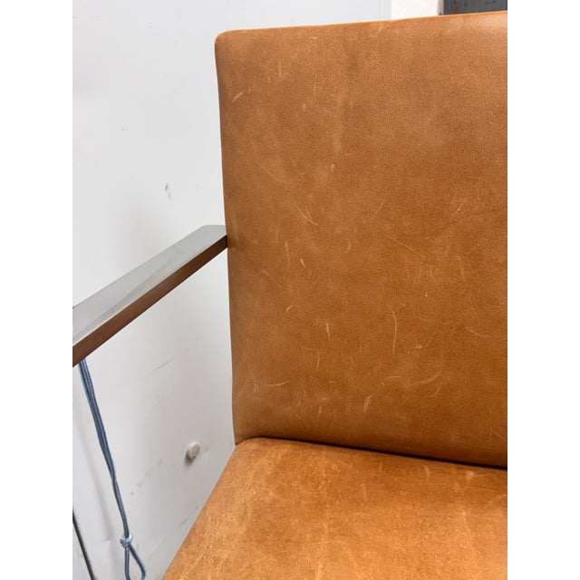 Tan Ludwig Mies Van Der Rohe for Knoll Brno Chair, Vintage For Sale - Image 8 of 12