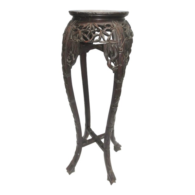 Antique Chinese Vase/Pedestal Table Circa 1920s For Sale