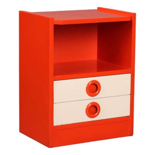 Vintage Nightstand in Wood, 1970s For Sale