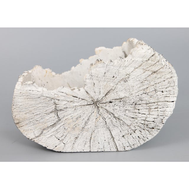 Vintage French Faux Bois Planter For Sale - Image 4 of 8