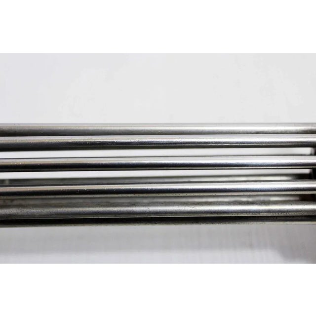 Metal Candleholder in Silver Metal, 1970s For Sale - Image 7 of 11