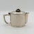 Silver Vintage Art Deco Teapot in the Gio Ponti for Berndorf Design, Silver-Tone Metal For Sale - Image 8 of 8