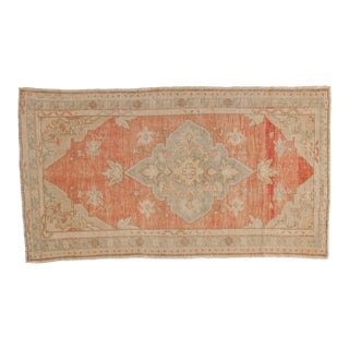 Vintage Distressed Oushak Rug - 2'7" x 4'7" For Sale