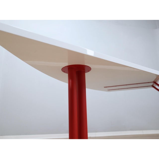 Postmodern Writing Desk attributed to Franco Corradini for Saporiti, 1980s For Sale - Image 11 of 14