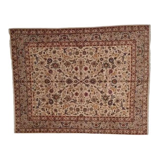 1950's Persian Kashan Rug , 9'5" X 12'6" For Sale