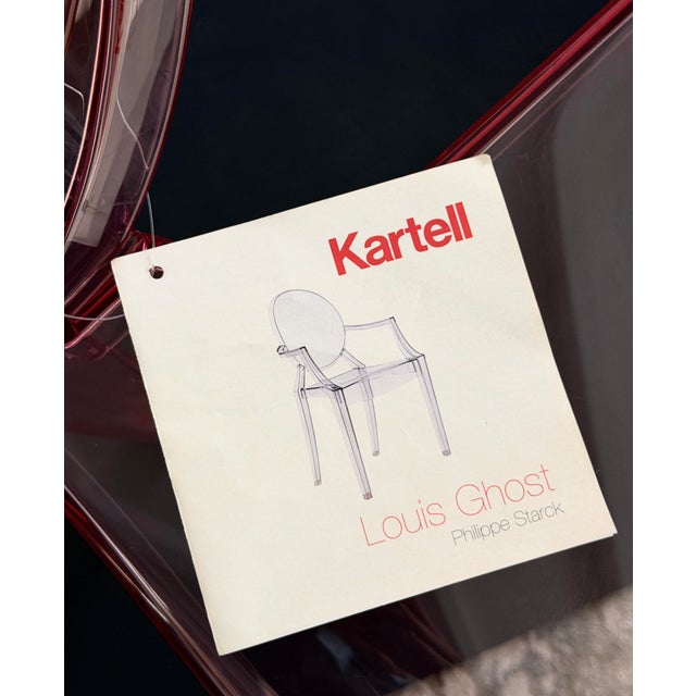 Kartell Louis Ghost Chair Barbie Edition Pink Transparent Philippe Starck Designer Rare For Sale - Image 9 of 12
