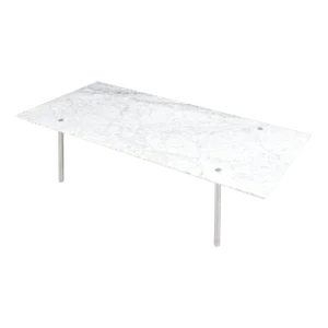 Carrara Marble Dining Table, William, Ross, Douglas for Laverne