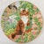 Gorgeous 1992 Coalport Silent Watcher's "Long-haired Tabby Cat" fine bone China collector plate. 24 karat gold trim edges....