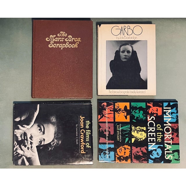 Mid 20th Century Mid 20th Century Old Hollywood Hardcover Books- Set of Four For Sale - Image 5 of 5