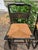 Pair of Antique Ladder Back Child Kid Woven Chairs For Sale - Image 9 of 15