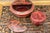 Wood Antique Chinese Red Lacquered Covered Boxes—A Pair For Sale - Image 7 of 9