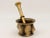 Traditional Antique Vintage Brass Mortar and Pestle For Sale - Image 3 of 9