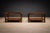 White Sergio Rodrigues Pair of Brazilian Rosewood and White Marble Side Tables, Brazil, 1960s- Lot 866 For Sale - Image 8 of 13