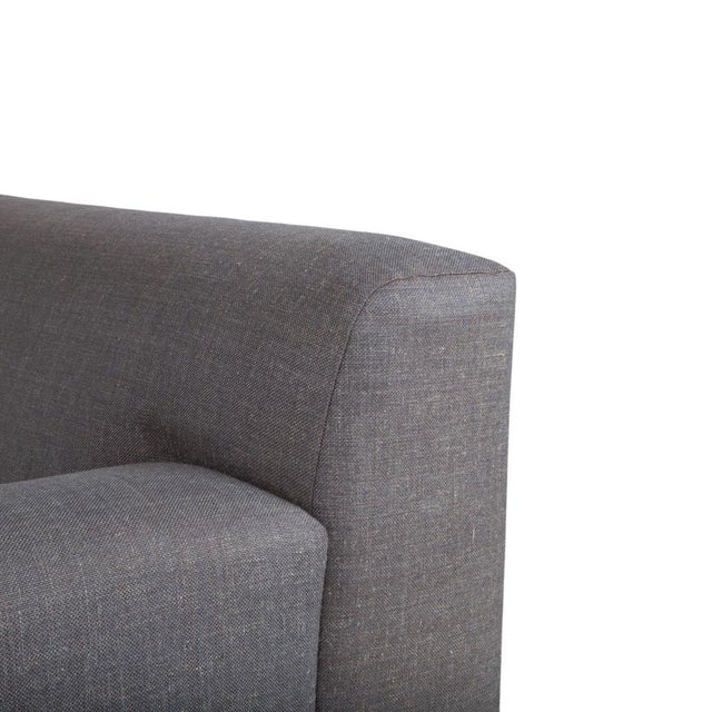 Grey Grata 3-Seater Sofa and Ottoman from Rolf Benz, Set of 2 For Sale - Image 6 of 18