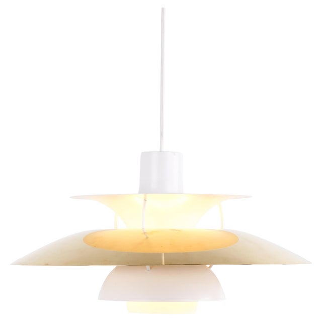 Model PH 5 Pendant in Brass by Poul Henningsen for Louis Poulsen For Sale - Image 10 of 10