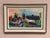 Louis Zelig, Boats in Fishing Village, 1950s, Oil on Panel, Framed For Sale - Image 12 of 18