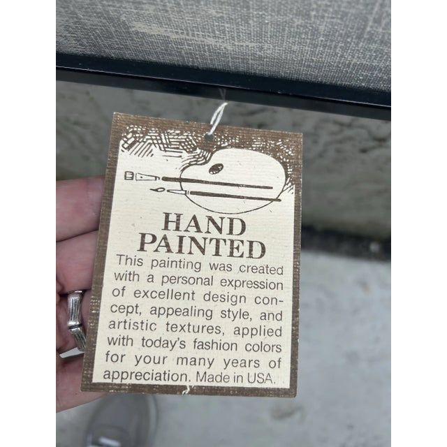 Large Brutalist Cafe Painting by Lee Reynolds For Sale - Image 11 of 12