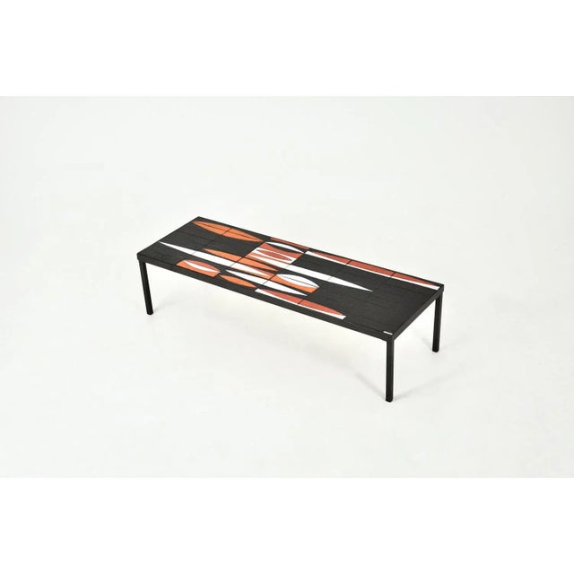 Navette Coffee Table by Roger Capron, 1950s For Sale - Image 10 of 10