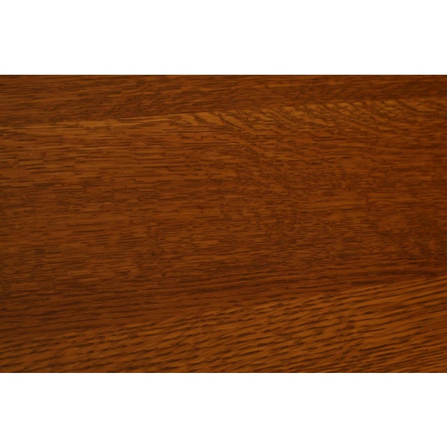 Stickley Mission Collection Harvey Ellis Inlay Oak Small Cabinet For Sale - Image 17 of 18