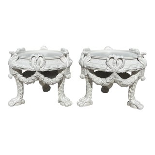 French Regency Planter Bases - a Pair For Sale