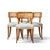 Michael Taylor for Baker Klismos Mid Century Cane Dining Chairs - Set of 4 Each chair measures: 20.75 wide x 20.5 deep x...