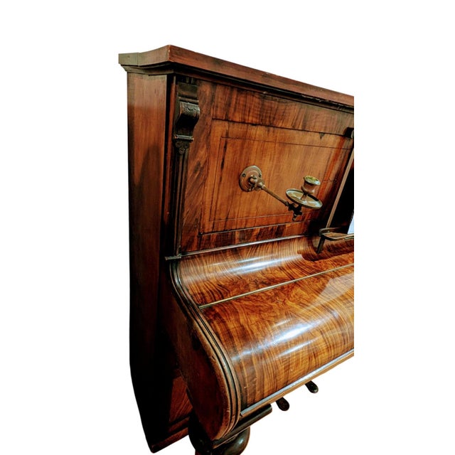 Antique J. & J. Hopkinson Cabonet Victorian Style Piano 1895 For Sale - Image 4 of 12