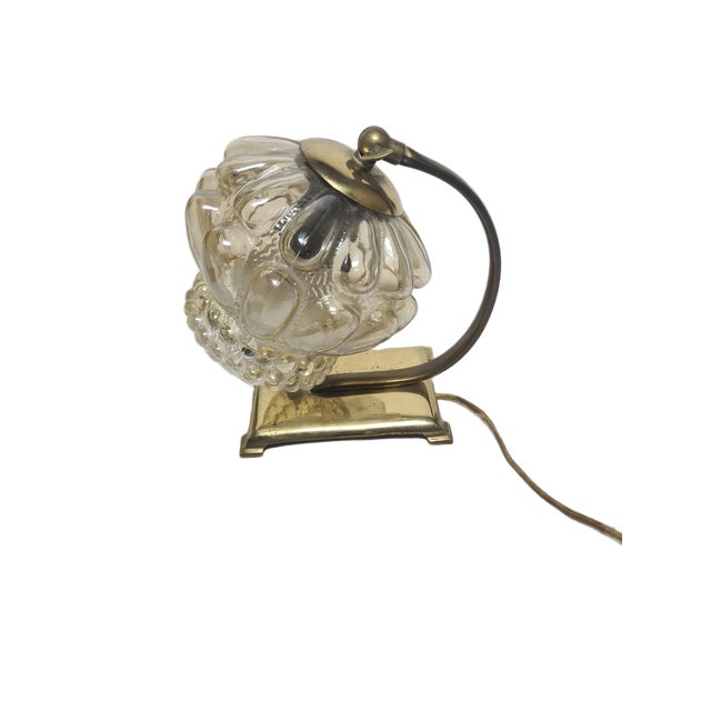 Mid-Century Modern Art Deco Bedside Lamp, Belgium, 1950s For Sale - Image 3 of 14