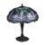 Stained glass lamp in Tiffany style. 20th century. with dragonflies and ruby glass inserts. 54x43 cm. Up to 250V...