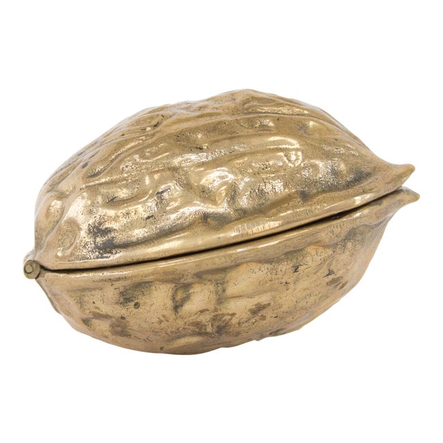 MidCentury Brass Walnut Nutcracker Chairish