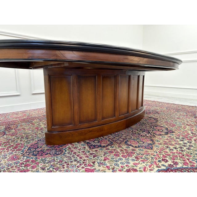 Wood English Art Deco Conference Table from Globe Wernicke For Sale - Image 7 of 12