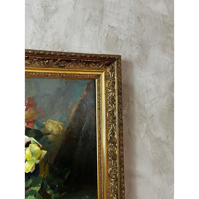 Still Life Composition, 1900s, Oil Painting on Canvas, Framed For Sale - Image 4 of 13