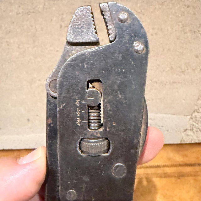 Mid-Century Locking Plier Pressure Lock Wrench Botnick Motor Corporation For Sale - Image 4 of 6