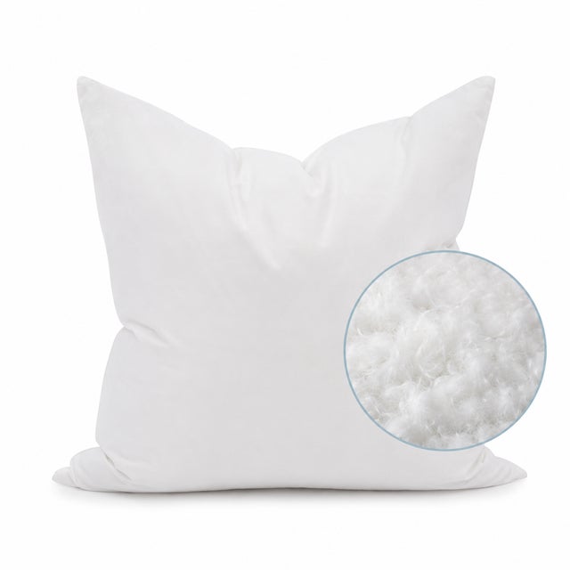 Turquoise 24 x 24 Stanton Turquoise Pillow - Down Alternative Insert For Sale - Image 8 of 9