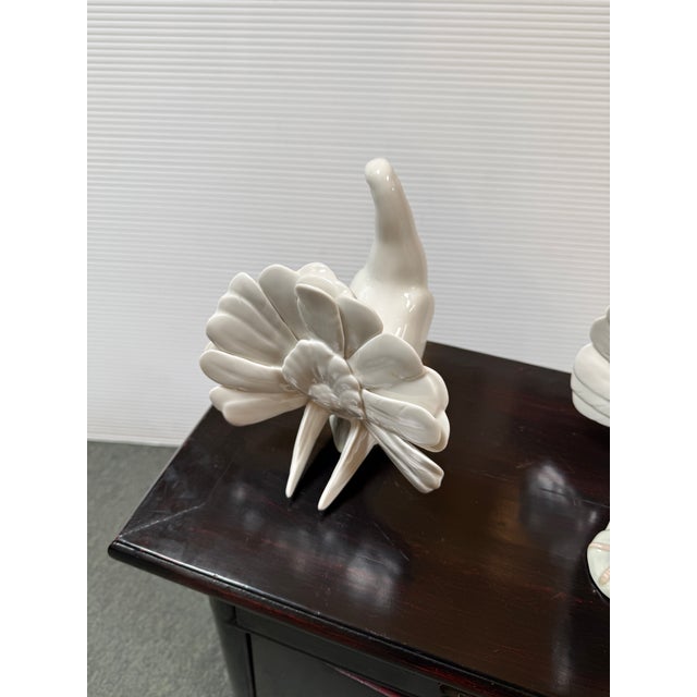 Lladró Paloma Grande Porcelain Figurines, Pair For Sale - Image 10 of 12