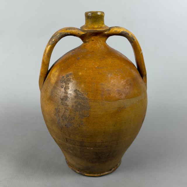 Quartara Vase in Glazed Terracotta from Artigianato Italiano, 1900s For Sale - Image 11 of 11