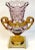 Large 19th Century Russian Neoclassical Ormolu and Amethyst Cut Glass Vase For Sale - Image 9 of 12