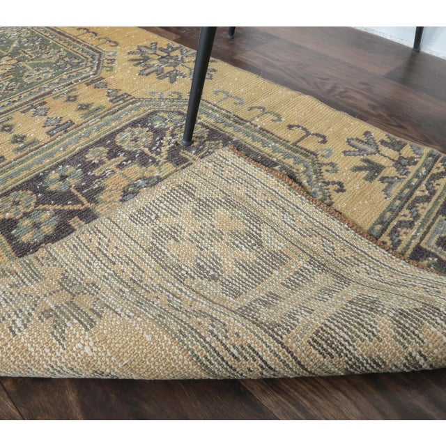 1970s Turkish Handwoven Wool Kilim Rug For Sale - Image 5 of 8